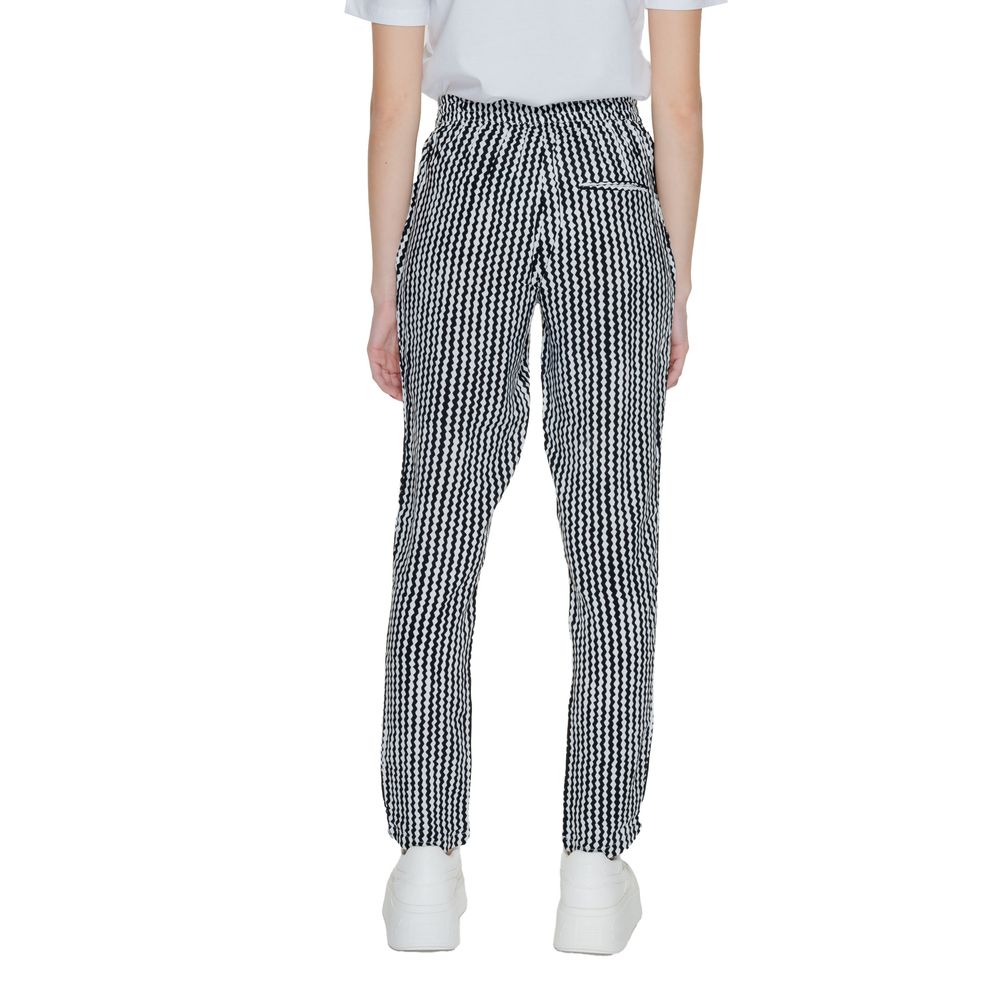 Only Black Viscose Casual Pants