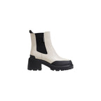 Tommy Hilfiger Jeans Beige Leather Ankle Boots