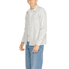 Antony Morato Gray Cotton Dress Shirt