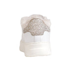 Crime London White Leather Chunky Sneakers