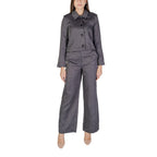 Jacqueline De Yong Gray Polyester Blazer