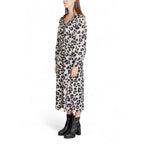 Jacqueline De Yong Gray Viscose Long Dress