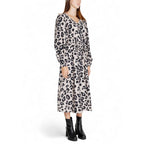 Jacqueline De Yong Gray Viscose Long Dress