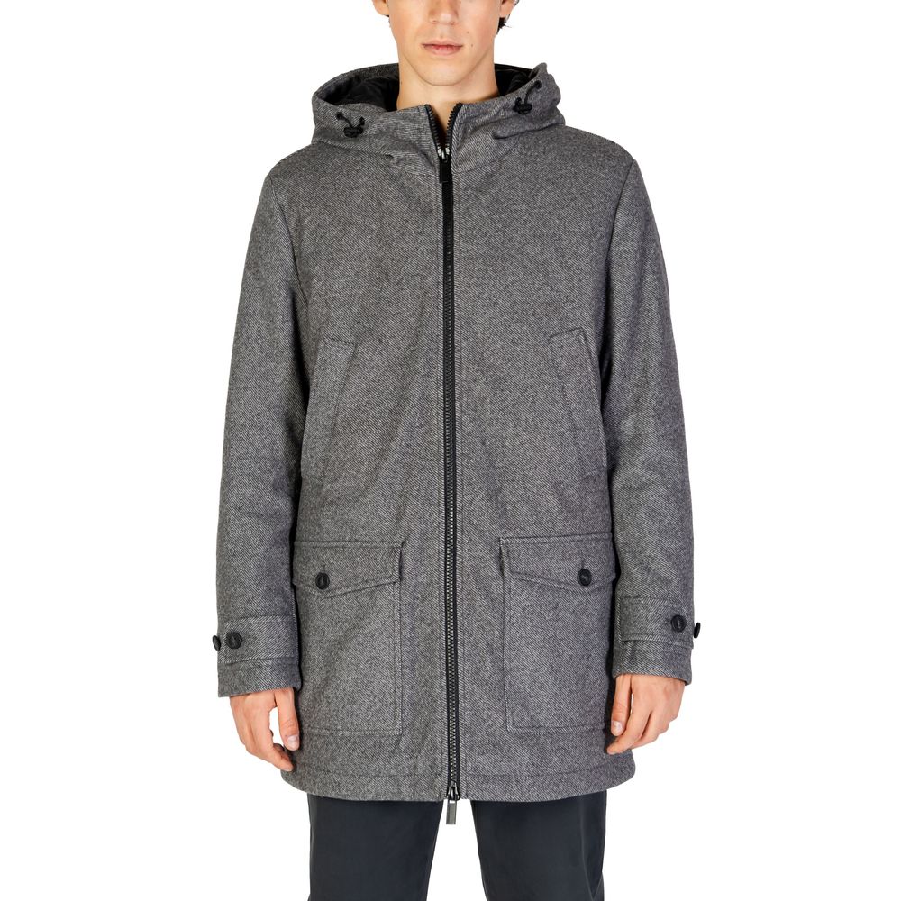 Hamaki-Ho Gray Polyester Coat