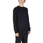 Underclub Black Cotton Sweatshirt