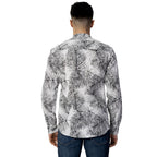 Antony Morato Black Linen Pattern Shirt