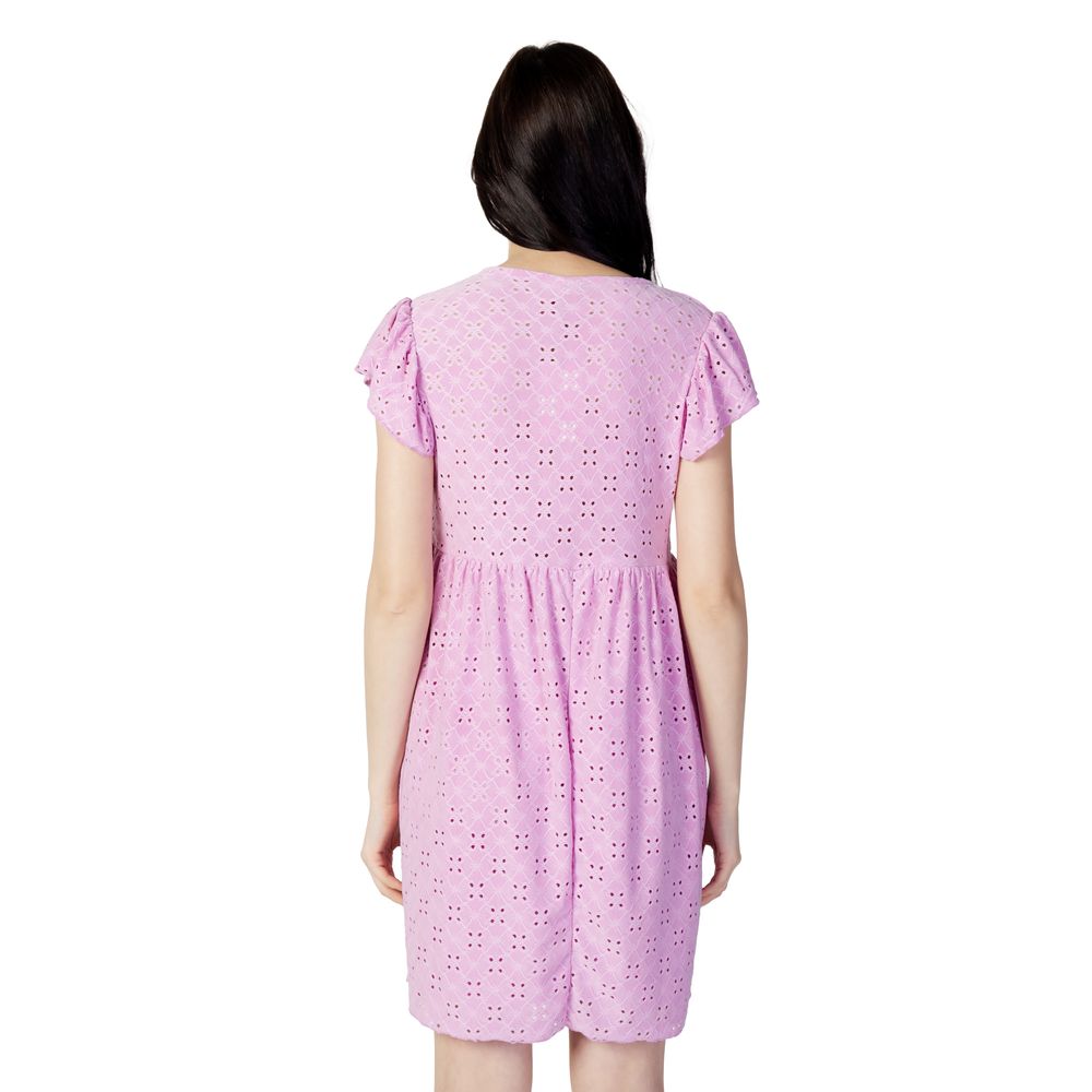 Jacqueline De Yong Multicolor Polyethylene Short Dress