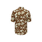 Only & Sons Brown Viscose Shortsleeve Shirt