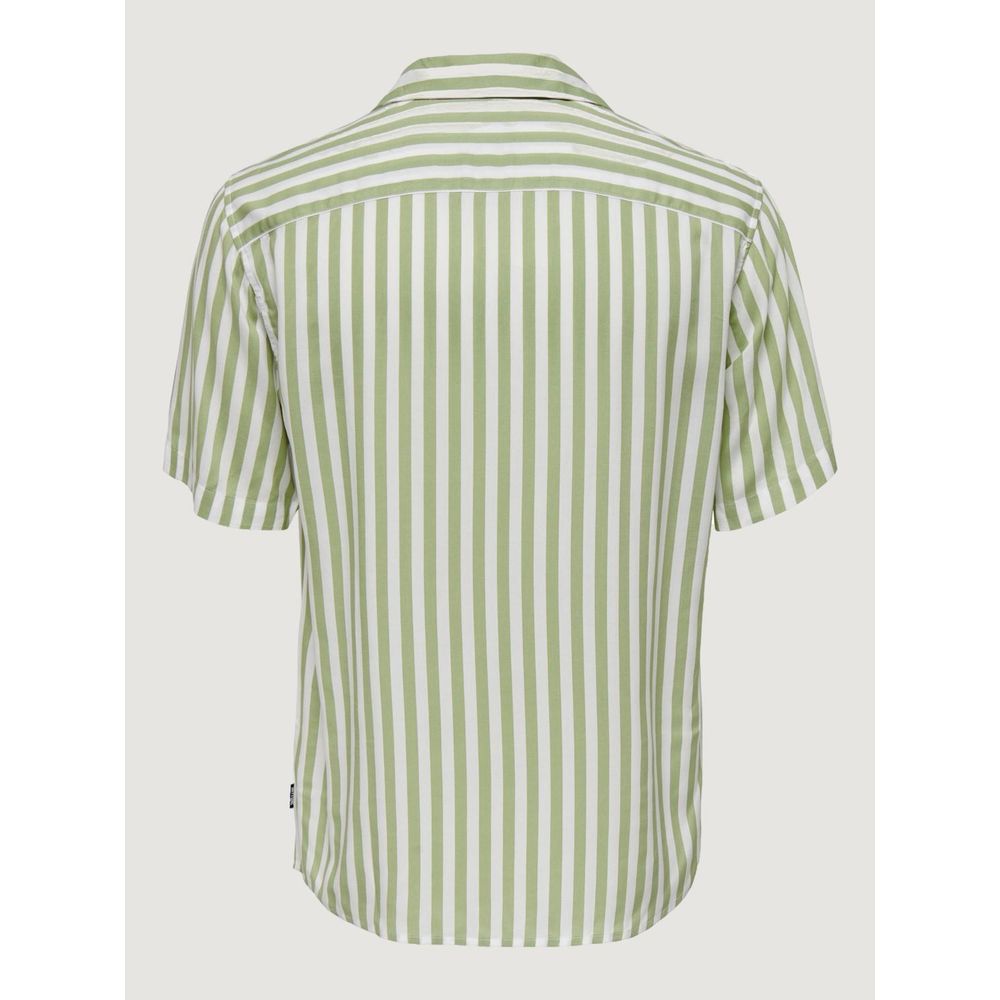 Only & Sons Bicolor Viscose Shortsleeve Shirt