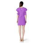 Rinascimento Purple Polyester Midi Dress
