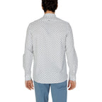 Antony Morato White Viscose Pattern Shirt