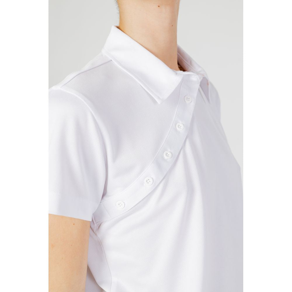 Blauer White Polyester T-Shirt