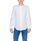 Blauer White Linen Shirt