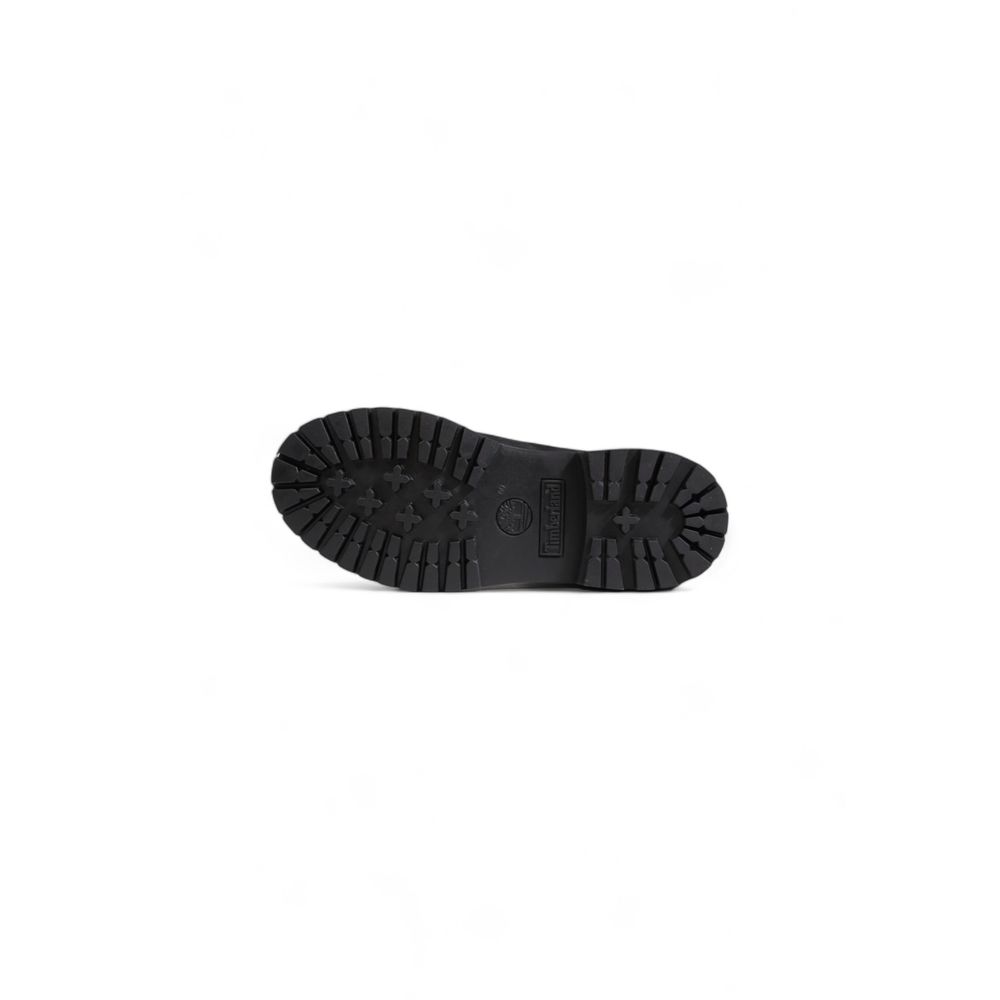 Timberland Black Recycled Leather Lace-Up Boots