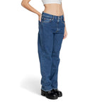 Replay Blue Cotton Mom Jeans