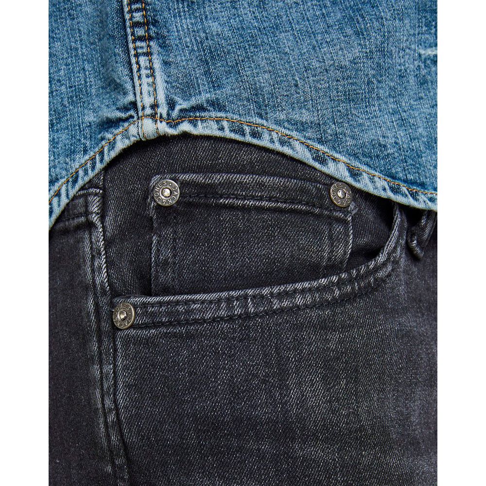 Jack Jones Black Organic Cotton Skinny Jeans