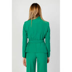 Sandro Ferrone Bicolor Polyester Blazer