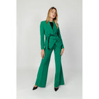 Sandro Ferrone Bicolor Polyester Blazer
