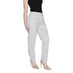 Street One Beige Cotton Casual Pants