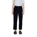 Street One Black Viscose Casual Pants