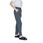 Street One Green Viscose Casual Pants