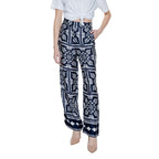 Street One Blue Viscose Casual Pants