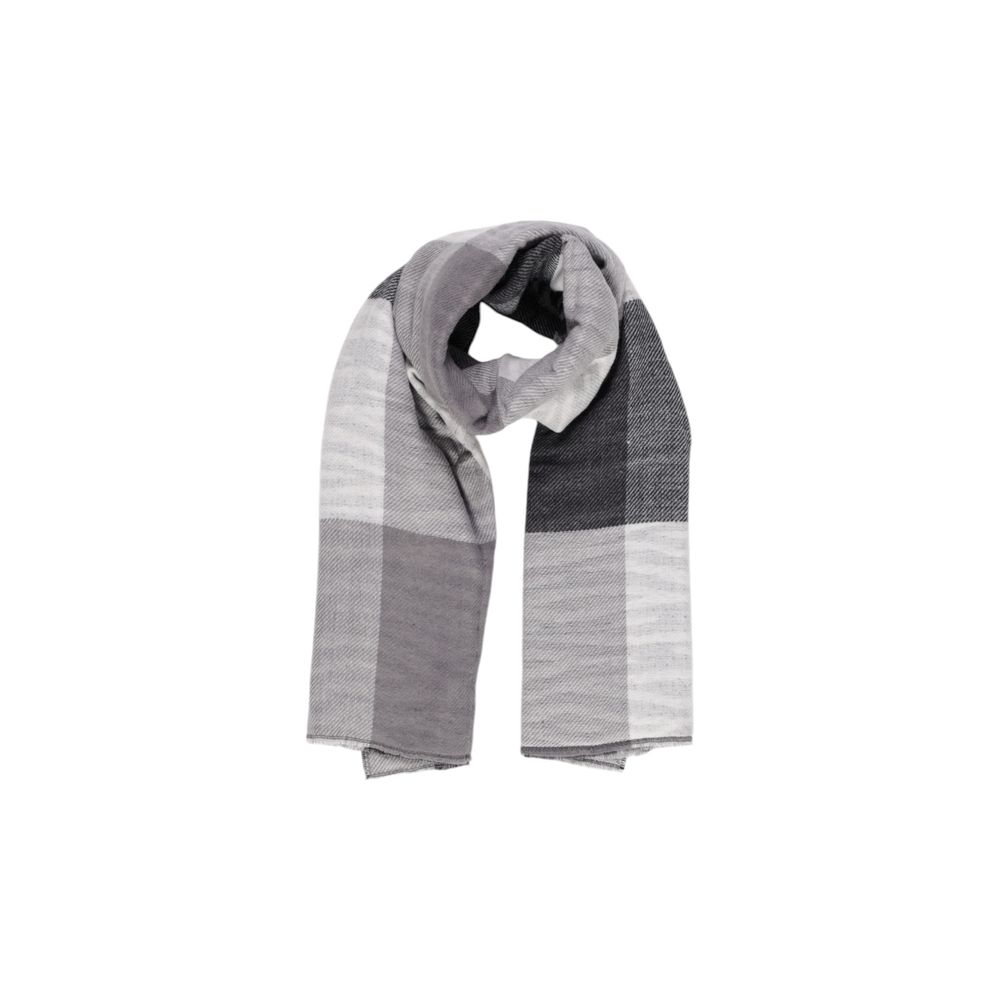 Pieces Black Recycled Polyester Scarf