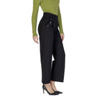 Street One Black Viscose Casual Pants