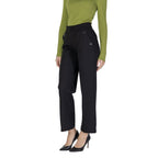 Street One Black Viscose Casual Pants
