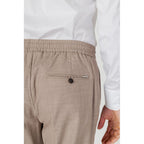 Antony Morato Beige Polyester Casual Pants