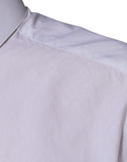 Dolce & Gabbana White Cotton Long Sleeve MARTINI Dress Shirt