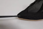 Dolce & Gabbana Black Nylon Stretch Mesh Sock Boots Shoes