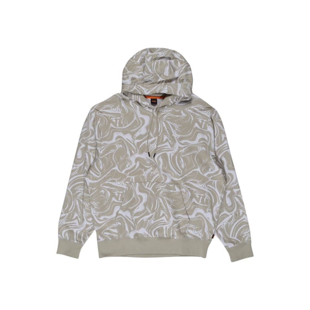 Hugo Boss Beige Cotton Hoodie