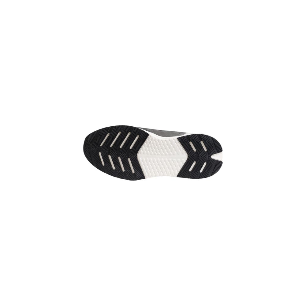 D.A.T.E Gray Fabric Chunky Sneakers