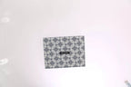Dolce & Gabbana White Blue Silk Bowtie Leather Belt Gift Box Set