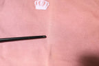 Dolce & Gabbana Pink Crown Collared Short Sleeve Polo T-shirt