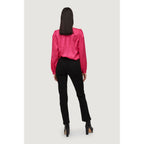 Vila Clothes Pink Polyester Blouse