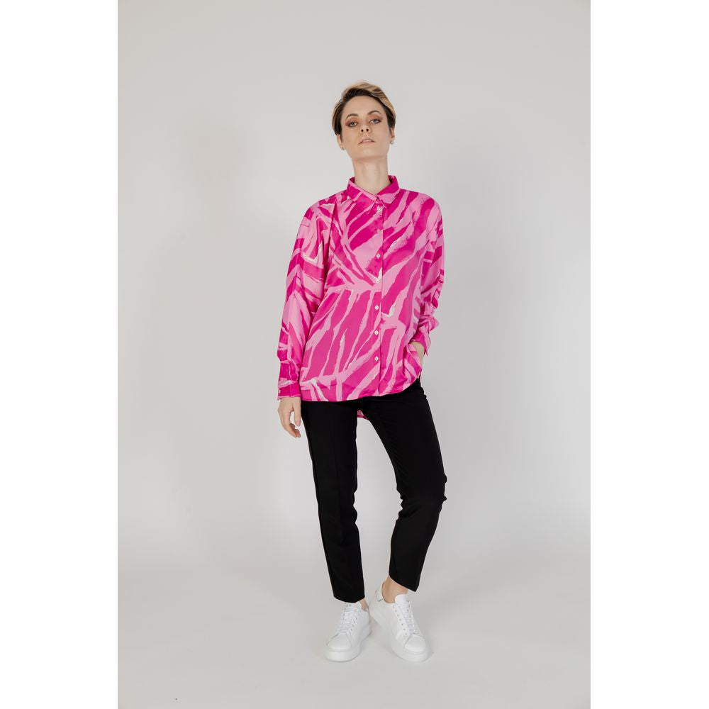 Only Pink Polyester Blouse