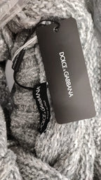 Dolce & Gabbana Gray Cashmere Turtle Neck Pullover Sweater