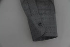 Dolce & Gabbana Gray SICILIA Dotted Semi Fitted Formal Shirt