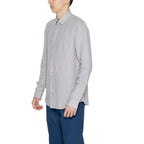 Calvin Klein Beige Linen Dress Shirt