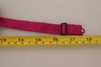 Dolce & Gabbana Pink 100% Silk Adjustable Neck Bow Tie Men