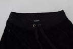 Dolce & Gabbana Black Cotton Skinny Jogger Sweatpants Pants