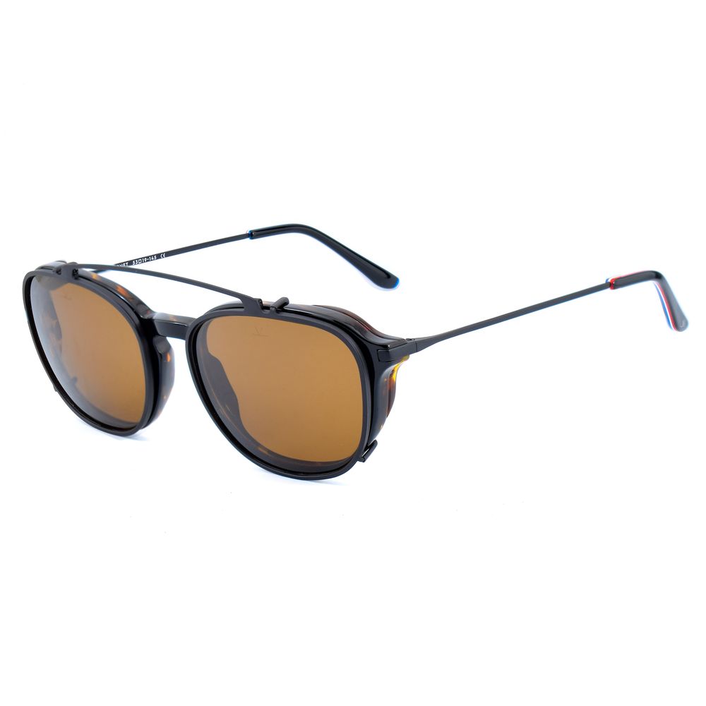 Vuarnet Black Stainless Steel Glasses (Frames)