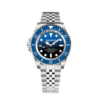 Bobroff Silver Stainless Steel Sport Watch
