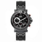 Bobroff Black Stainless Steel Dress Watch