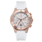 Bobroff White Rubber Bracelet Watch