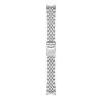 Bobroff Silver Stainless Steel Bracelet Watch