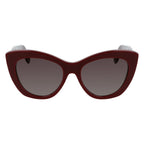 Salvatore Ferragamo Bordeaux Acetate Sunglasses