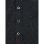 Thom Browne Gray Wool Oves Aries Cardigan